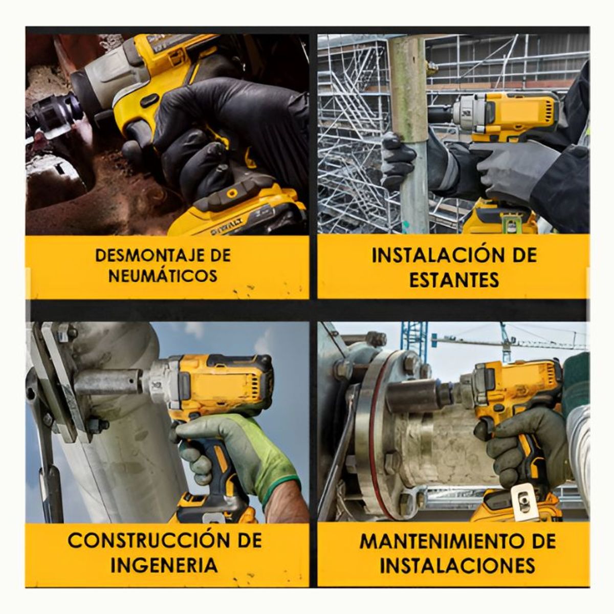 GENERICO - LLAVE DE IMPACTO 2 EN 1 con baterías de 48V