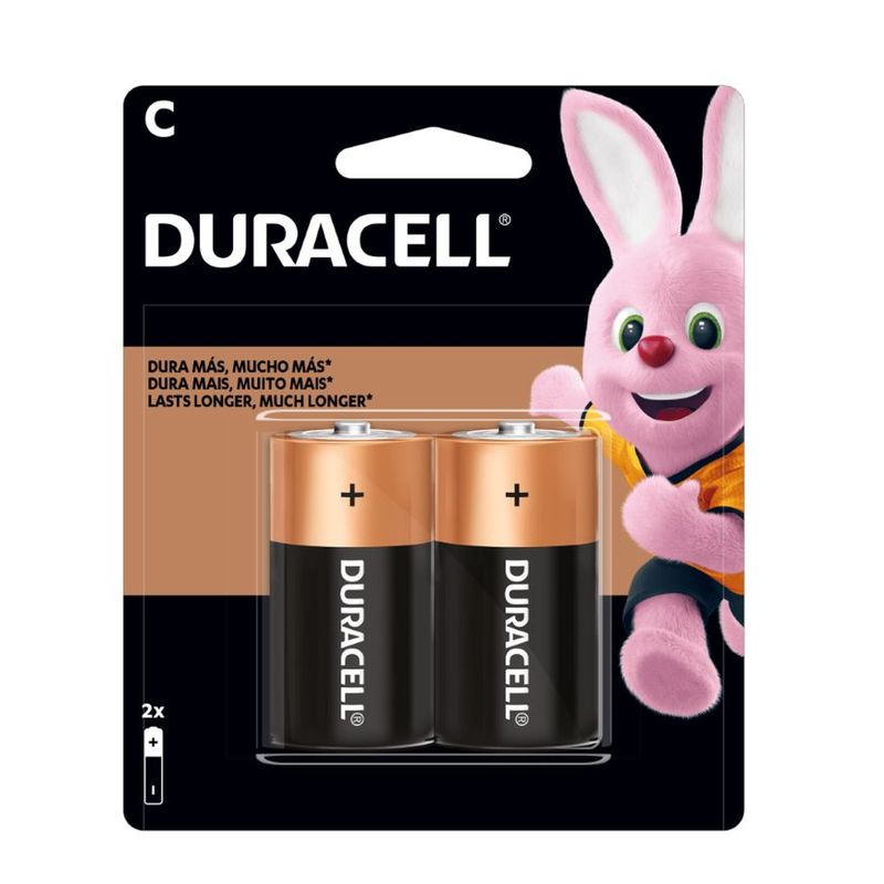 DURACELL - Pilas Duracell tipo C Alcalina Pack de 2 Nuevo