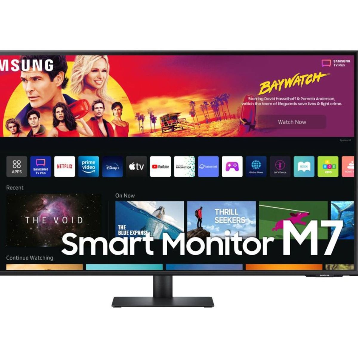 SAMSUNG - Monitor Samsung Smart 43 LED 3840x2160 60HZ 4MS HDMI BT WIFI HDR10