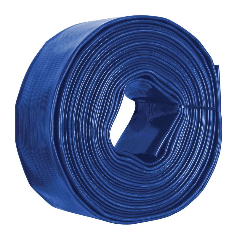 TRUPER - Rollo de manguera rígida 2" descarga para motobomba, rollo 30 m Truper