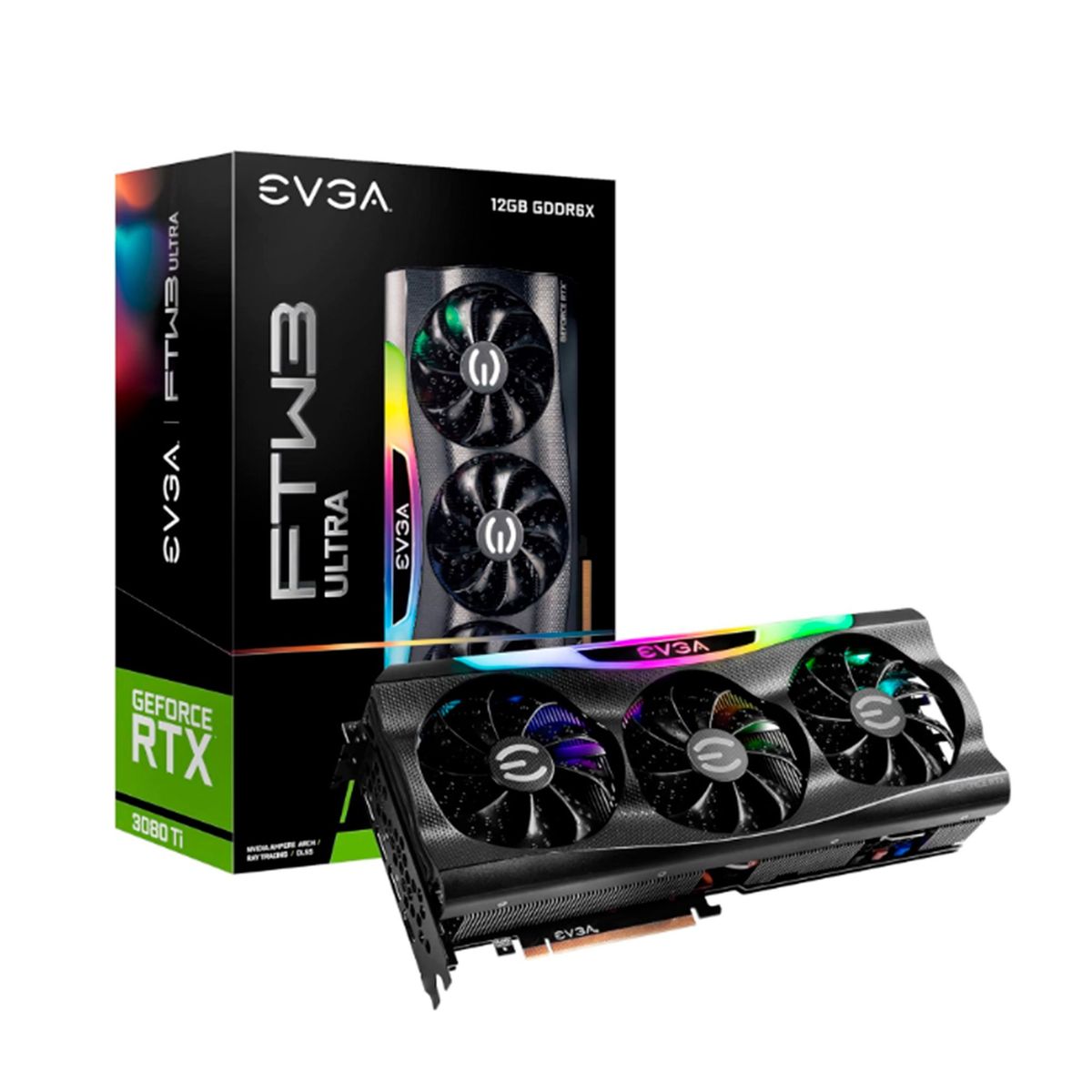 MALCREADO34458 - TARJETA DE VIDEO EVGA GEFORCE RTX 3080 P/N: 12G-P5-3967-KR