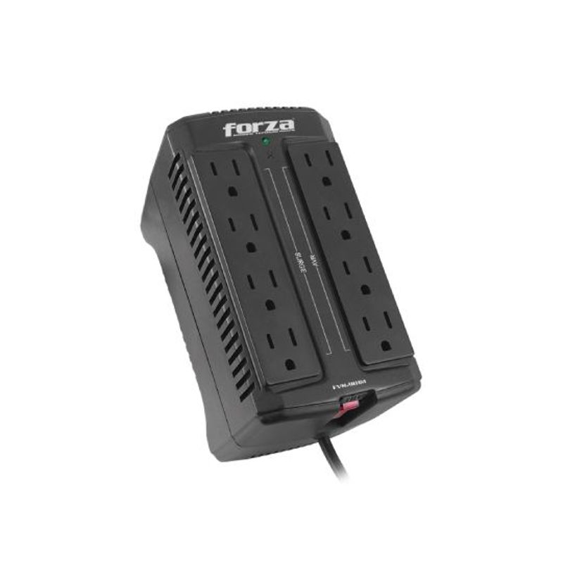 FORZA - ESTABILIZADOR 4 TOMAS/1000VA/500W C/2USB