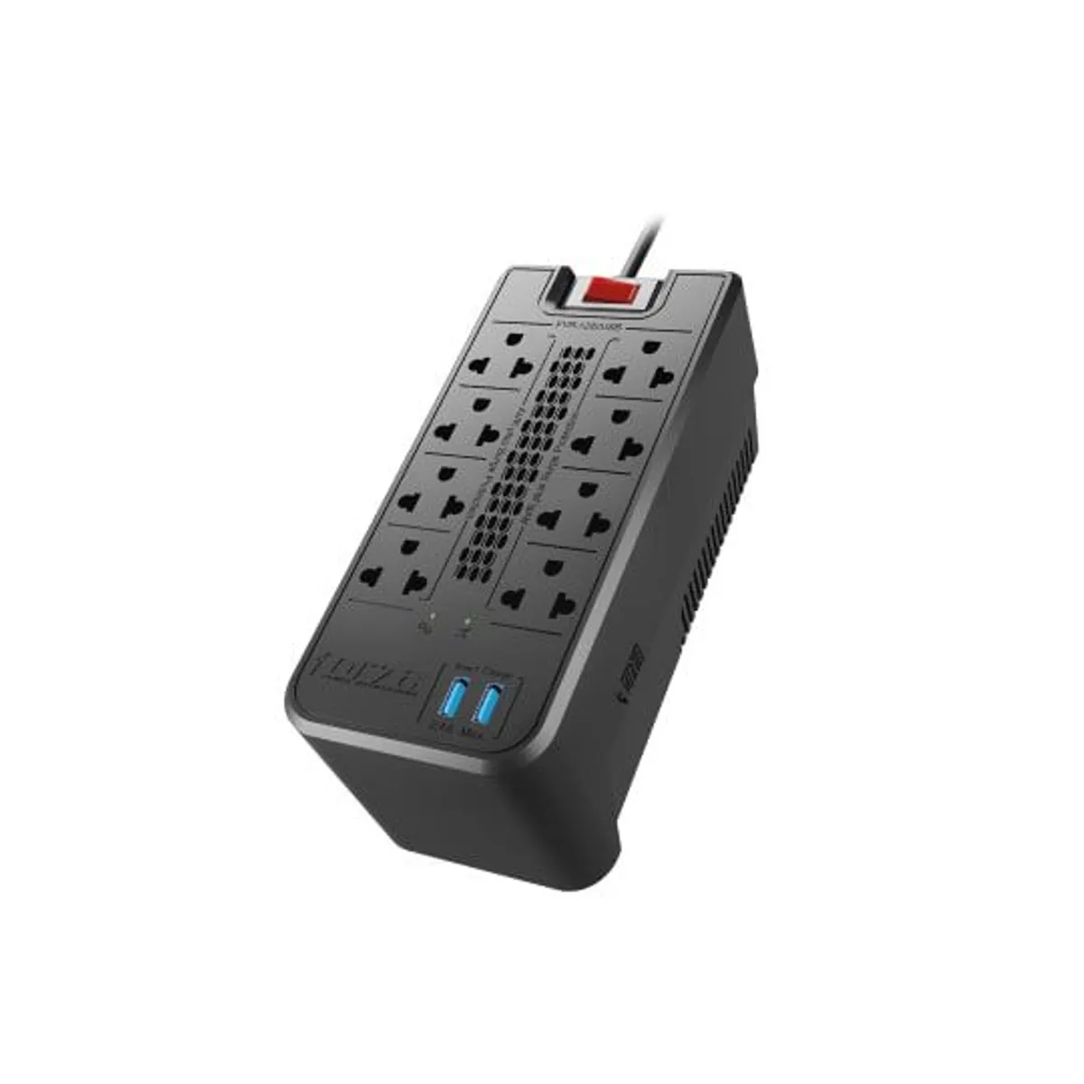 FORZA - ESTAB 8 TOMAS 1200VA/600 W C/2USB - 220V