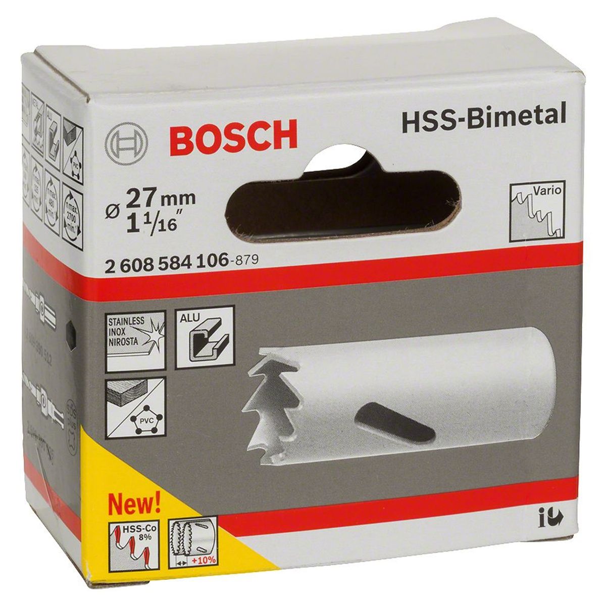 BOSCH - Sierra Copa Cobaltada 27 mm - 11/16"