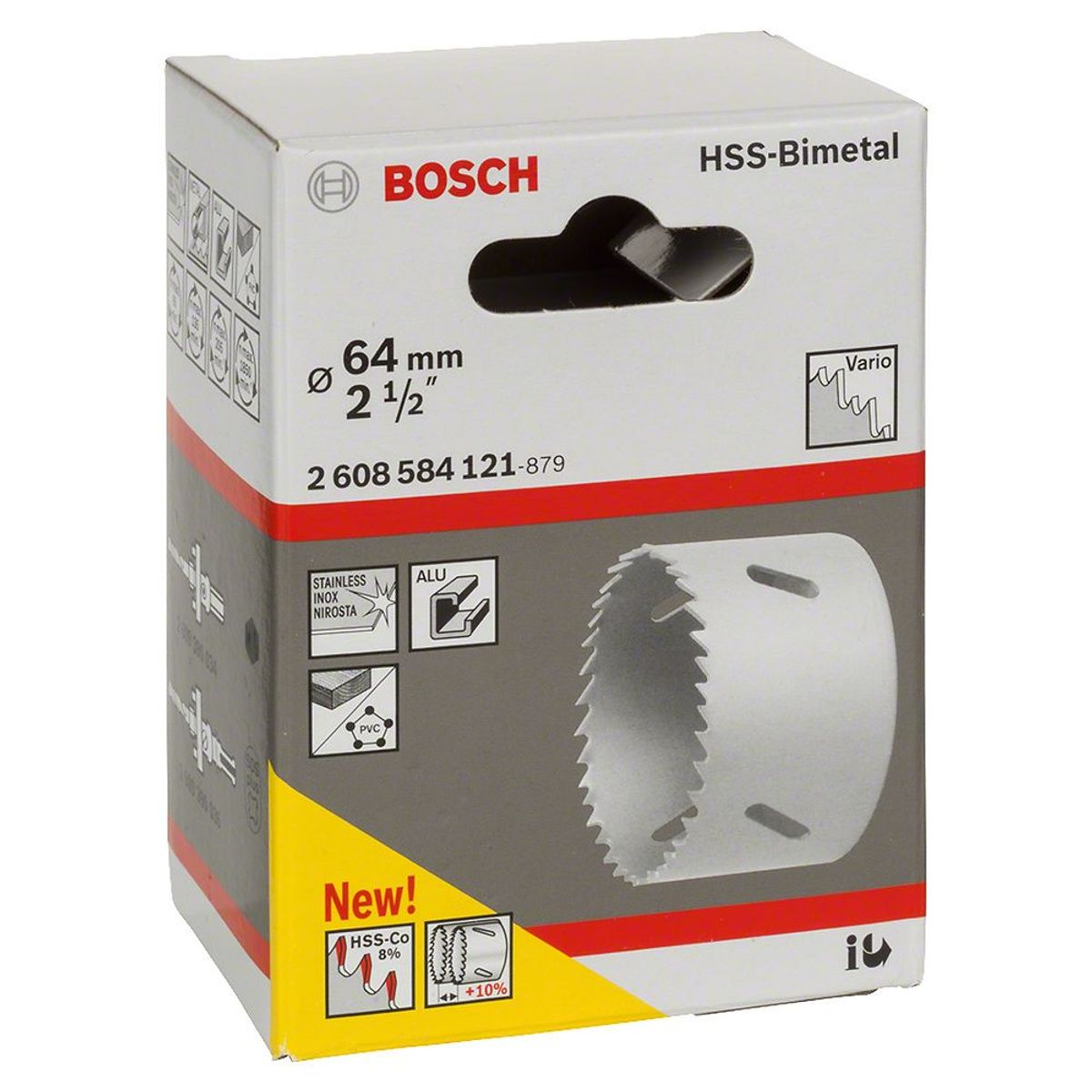 BOSCH - Sierra Copa Cobaltada 64 mm - 2.1/2"