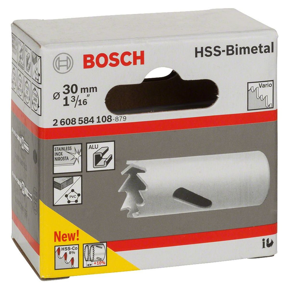 BOSCH - Sierra Copa Cobaltada 30 mm - 1.3/16"