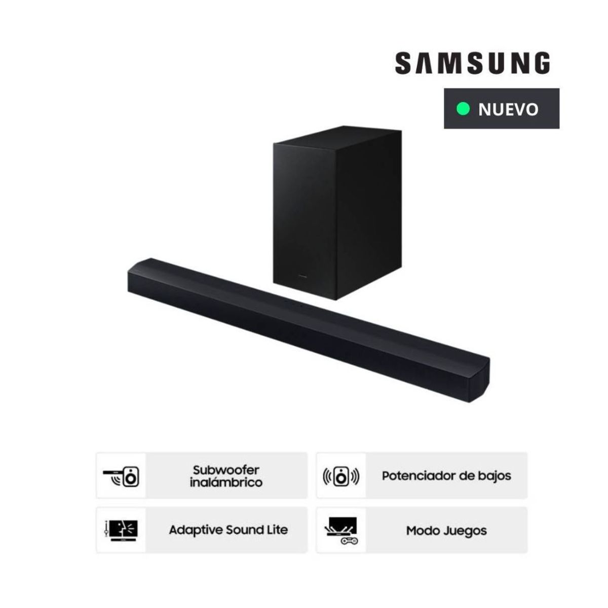 SAMSUNG - Soundbar Samsung de 300W HW-C450