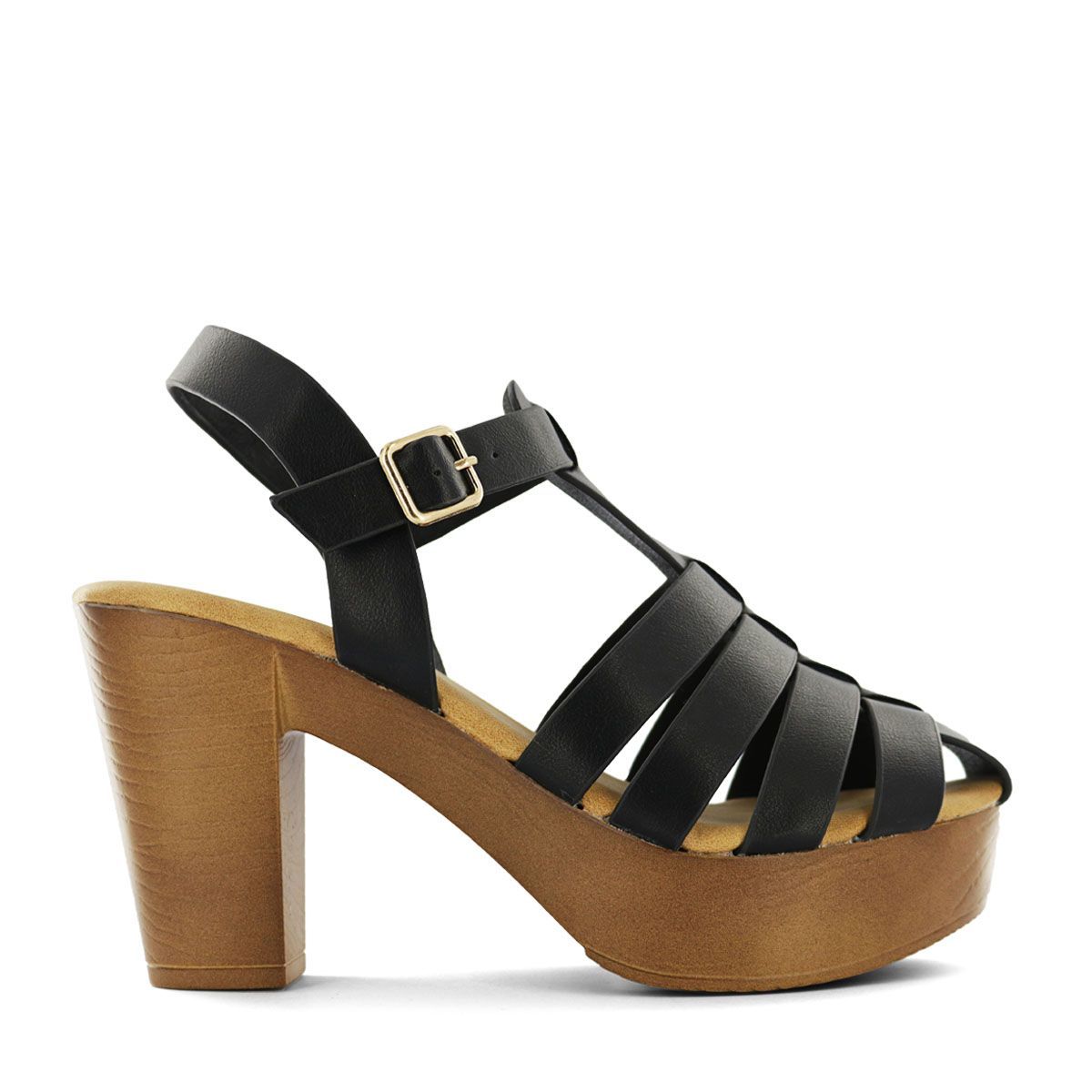 IMPULS - Sandalias con Taco Impuls Mujer Natasha05 Negro