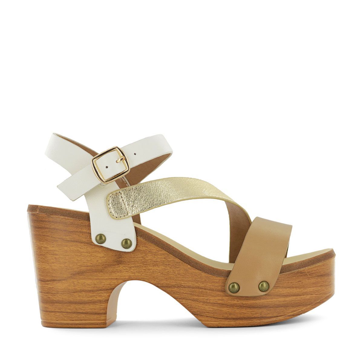 IMPULS - Sandalias con Plataforma Impuls Mujer Isadora03 Blanco
