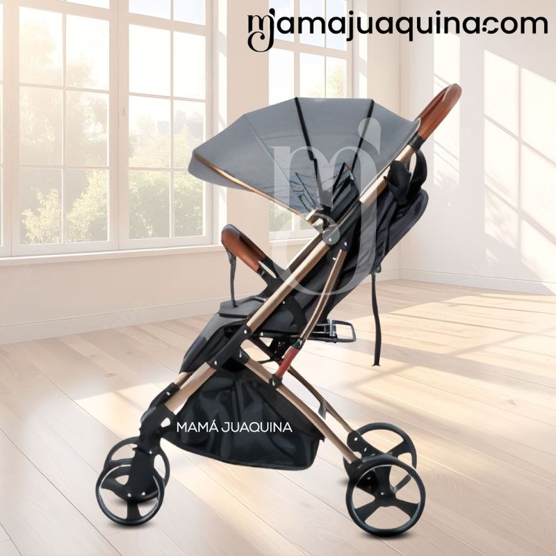 EBABY - Coche De Paseo Maleta «SUNNY GOLD» Gray