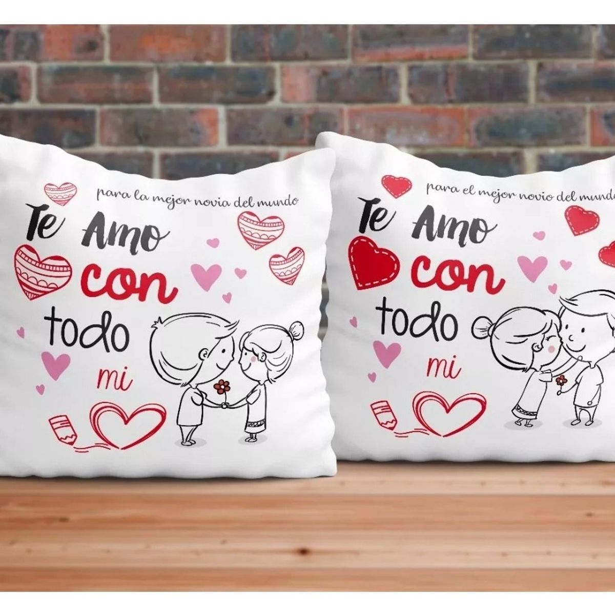 GENERICO - Box - cojines decorativos de terciopelo - pareja