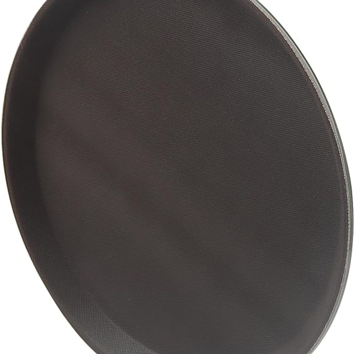 GENERICO - Azafate antideslizante bandeja 57x69 cm ovalada negro
