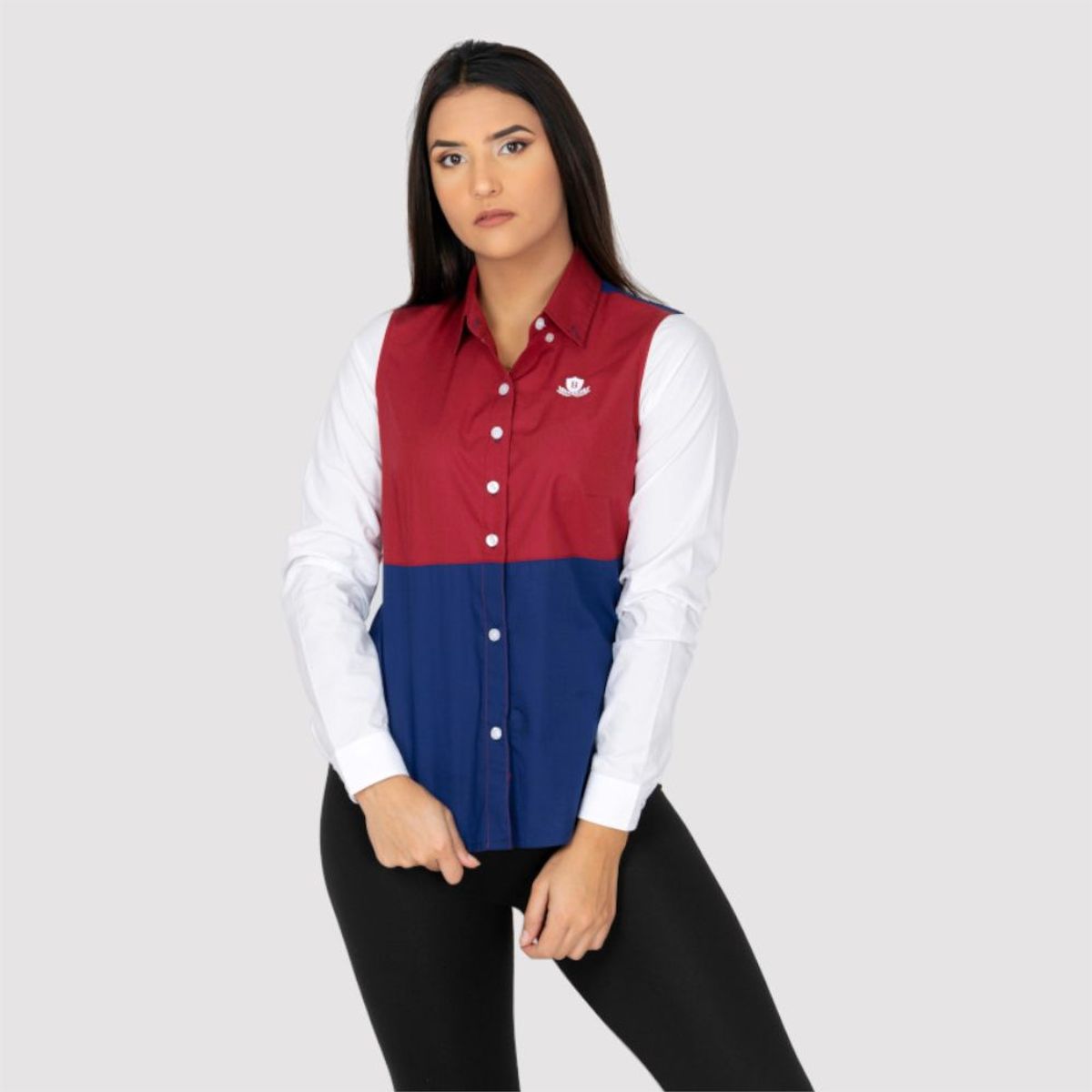 GENERICO - Blusa Manga Larga Piero Biani de Algodón para Mujer