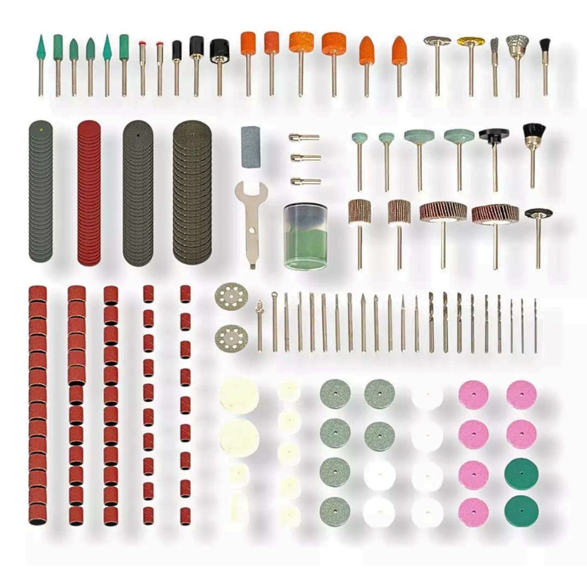 UYUSTOOLS - Kit de accesorios multipropósito piedras montadas 276 Piezas