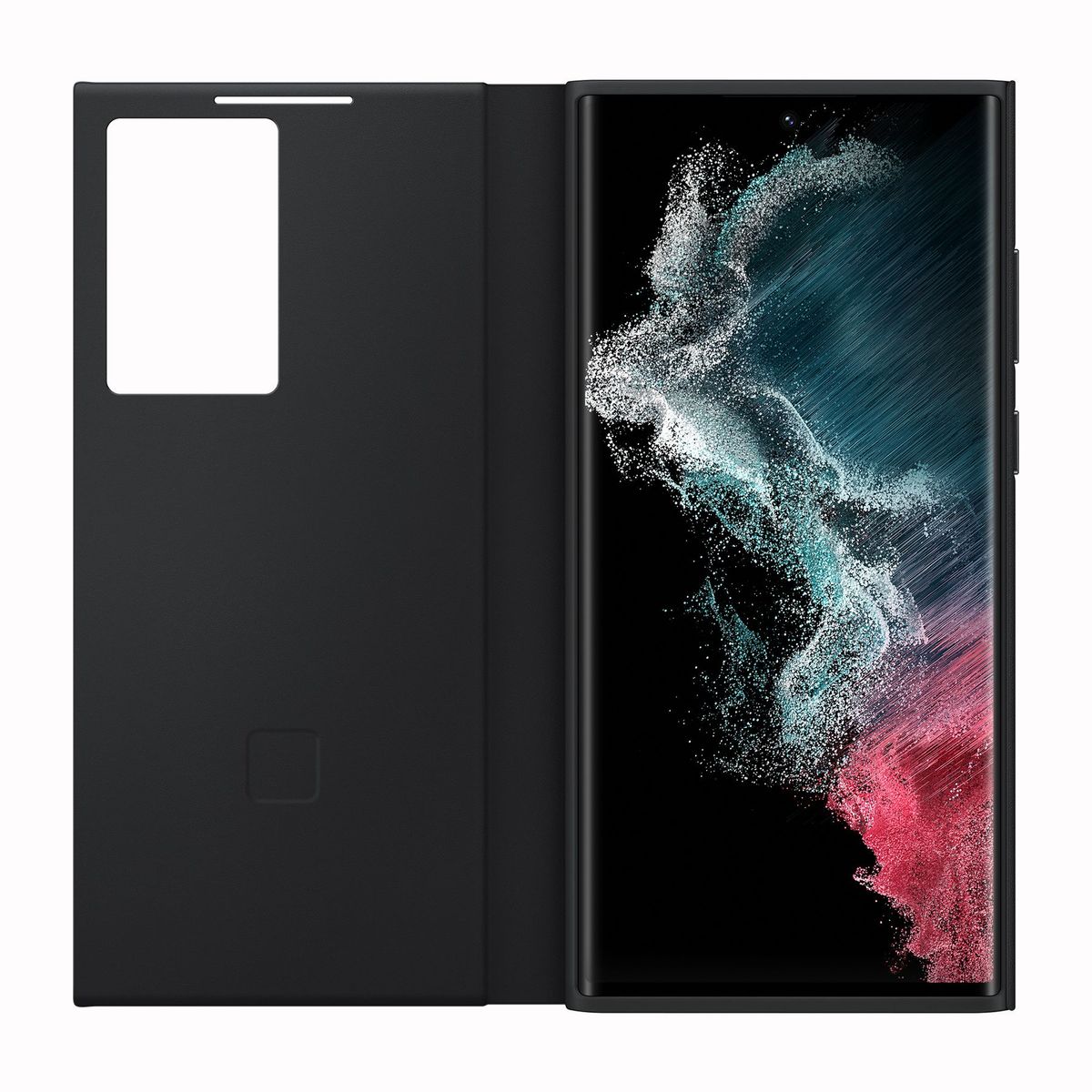 SAMSUNG - Samsung Funda Galaxy S22 Ultra Smart Clear View Cover - Black