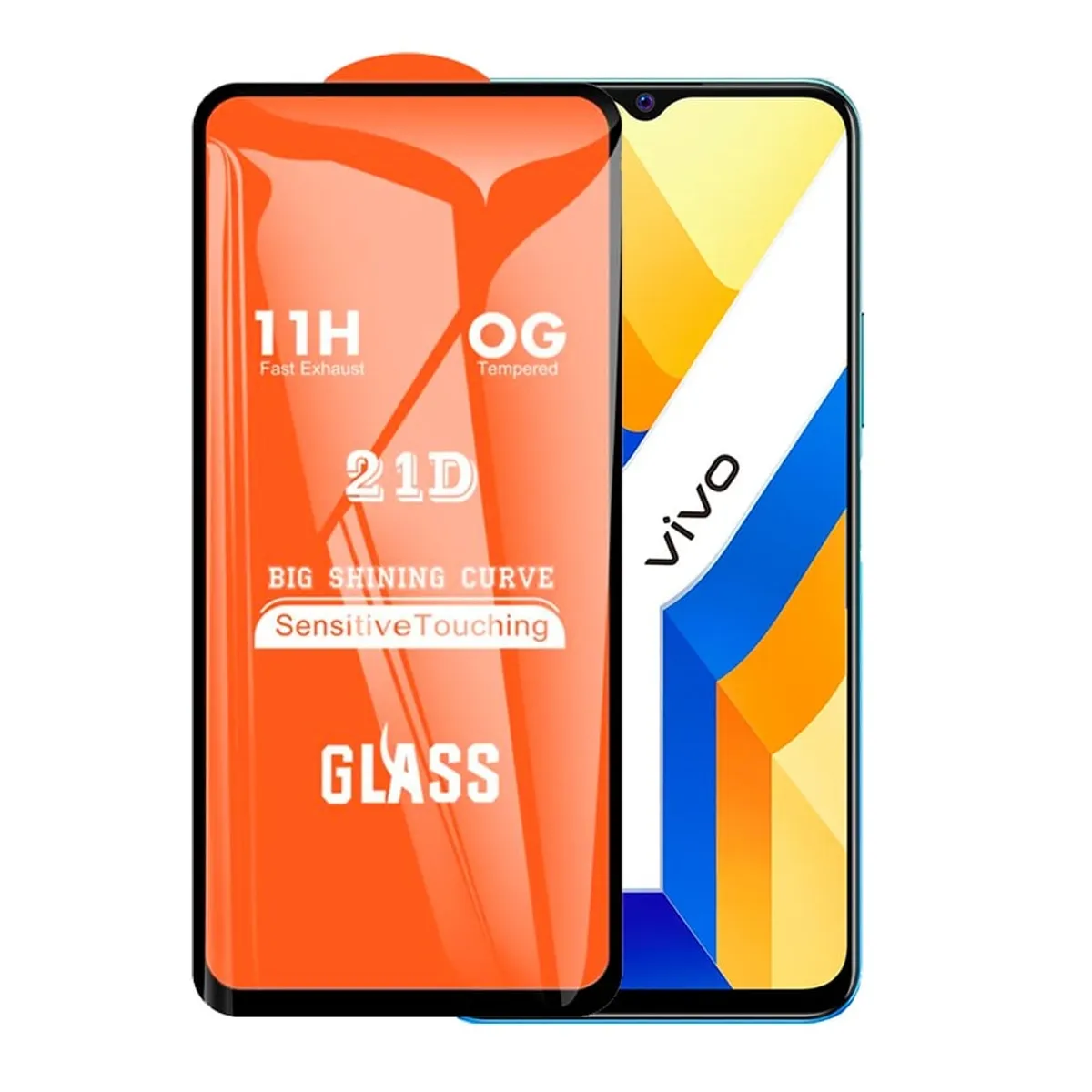 GENERICO - Mica para Vivo Y11s Protector de pantalla 21D Antishock Resistente