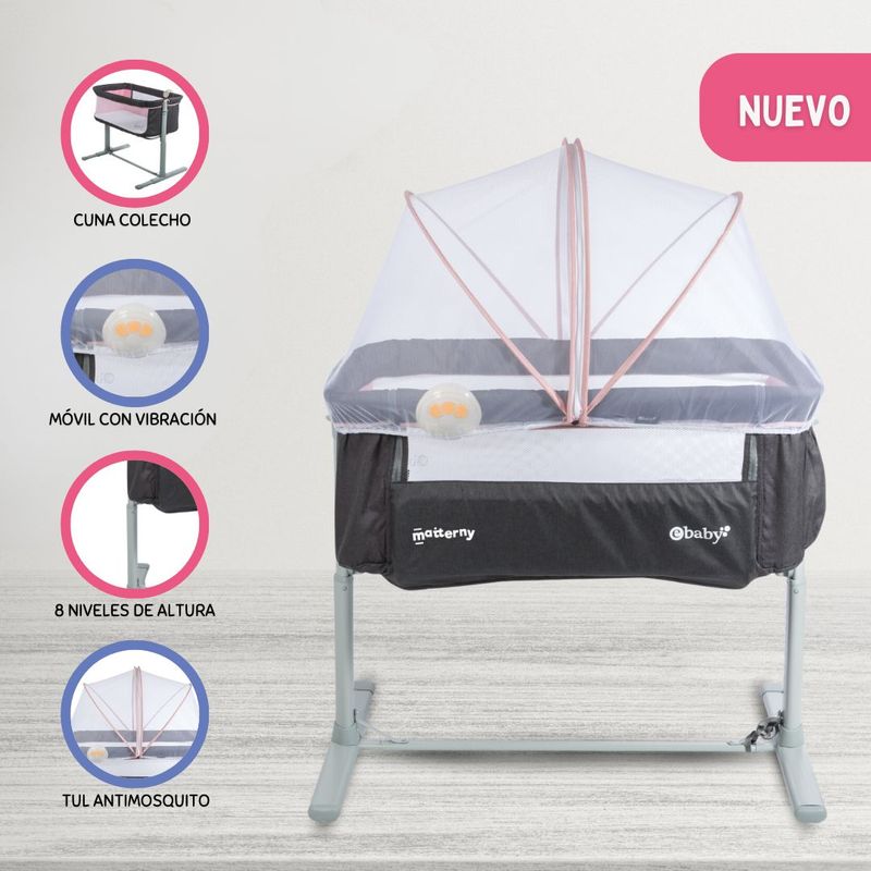 EBABY - Cuna Colecho para Bebes «TAMI» Pink