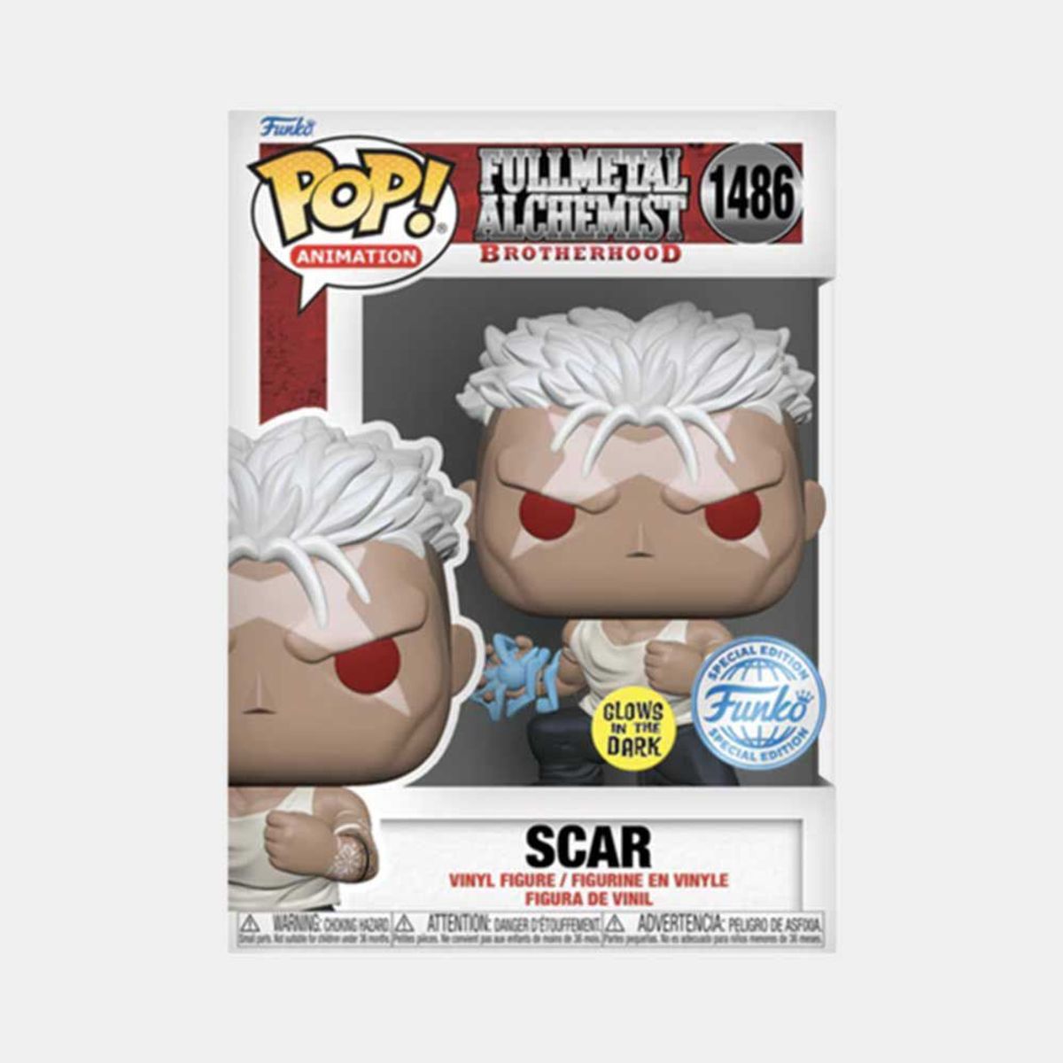 FUNKO - FUNKO POP ANIMATION FULLMETAL ALCHEMIST - SCAR GLOW