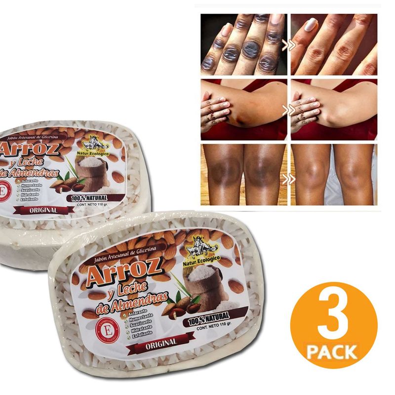 GENERICO - Jabón Blanqueador Y Aclarador De Zonas Intimas 3 und