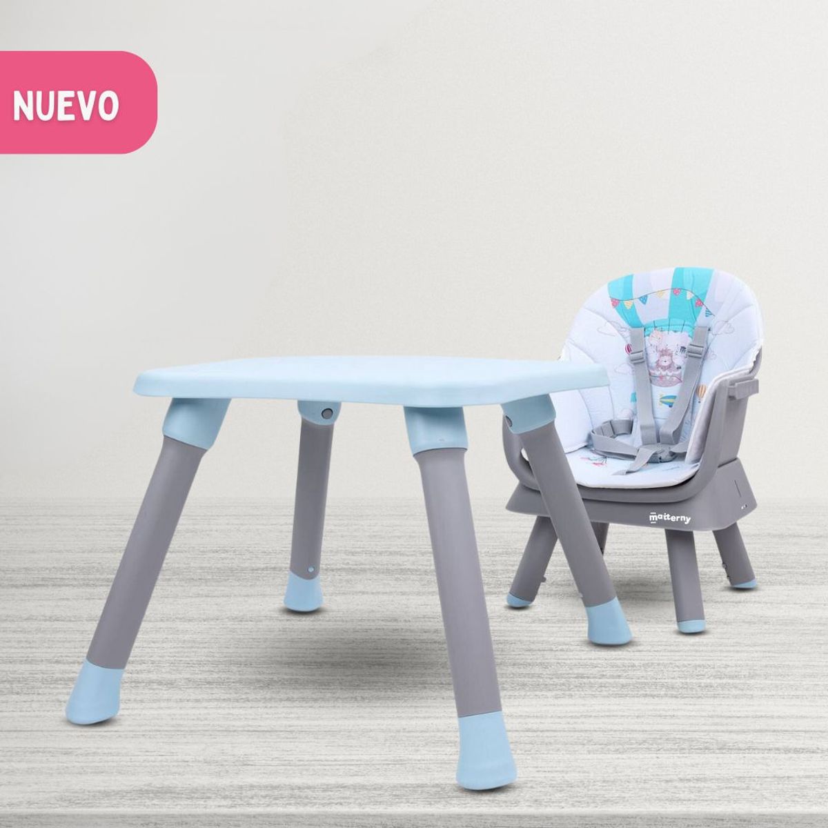 VOYAGE - Silla de Comer para Bebés «MULTIFUNCIONAL» Light Blue