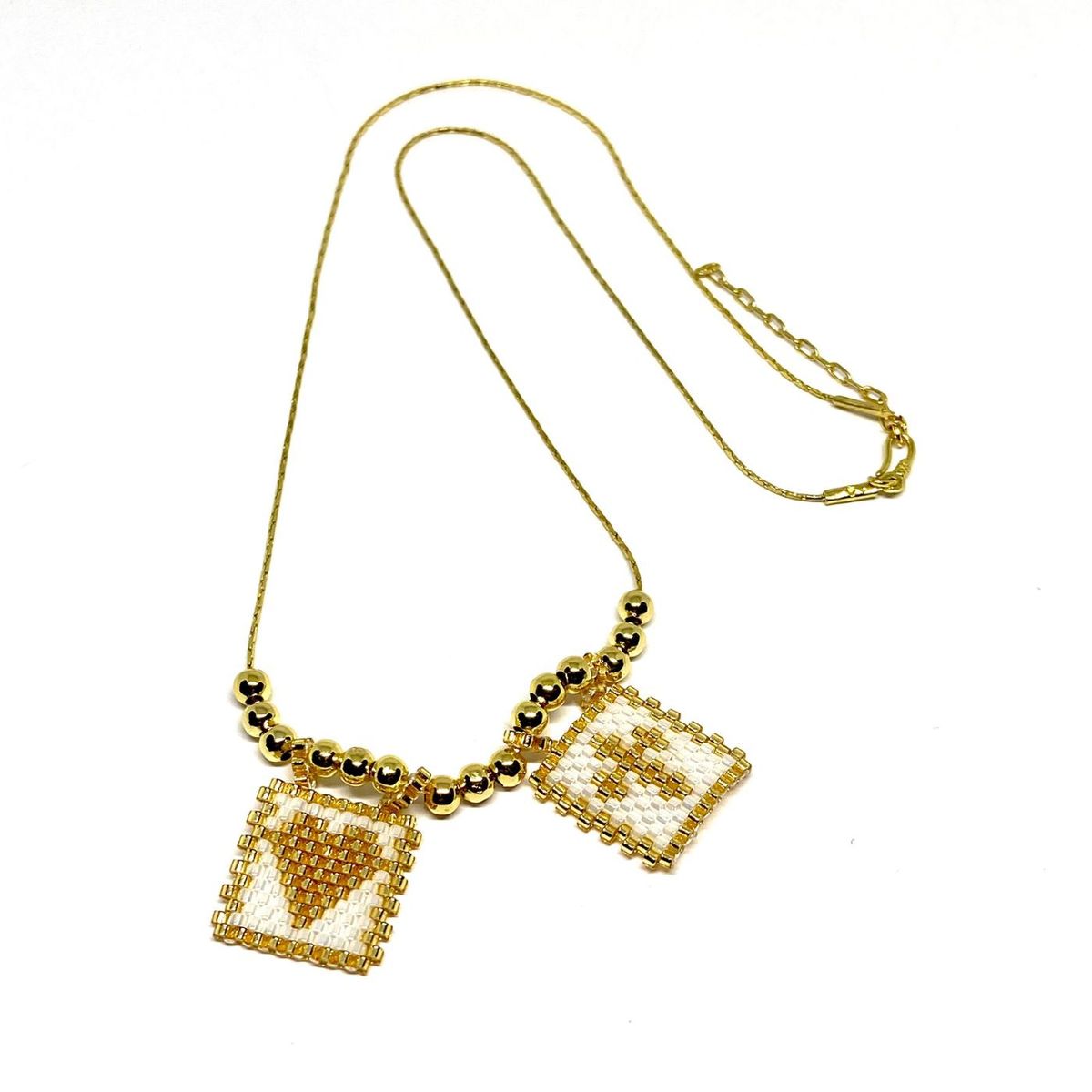 SANTORAL - Collar Escapulario - Dorado