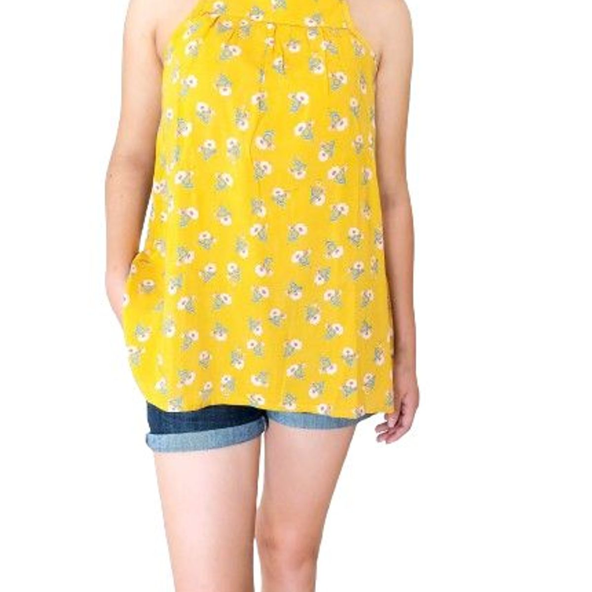 MARWAL - Top Sarah - MARWALs Teen Collection - azul mostaza