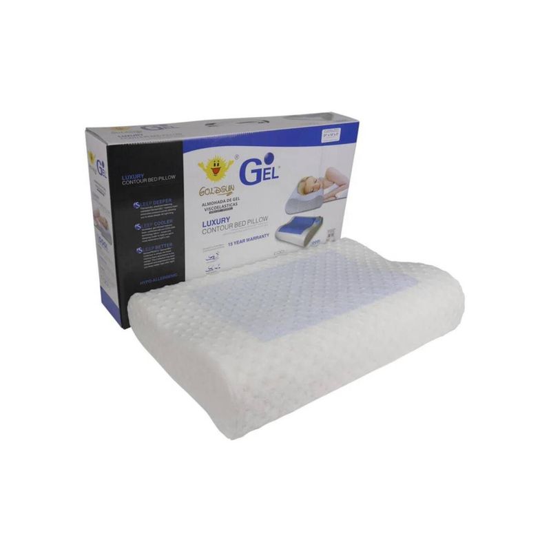 GENERICO - Almohada Ortopédica Cervical Viscoelástica con Memoria
