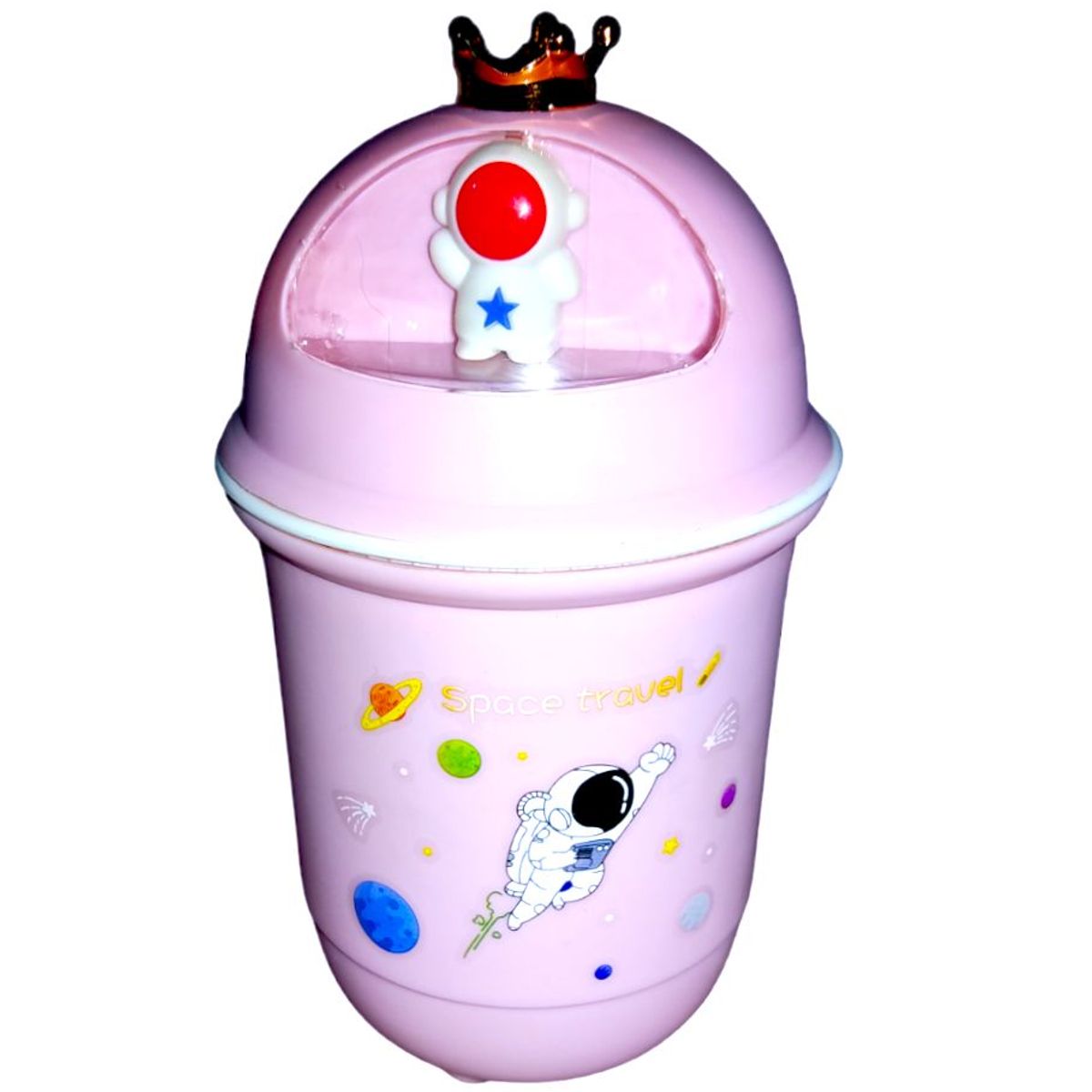 GENERICO - Set x 4 Botellas / Tomatodos de vidrio diseño Astronauta