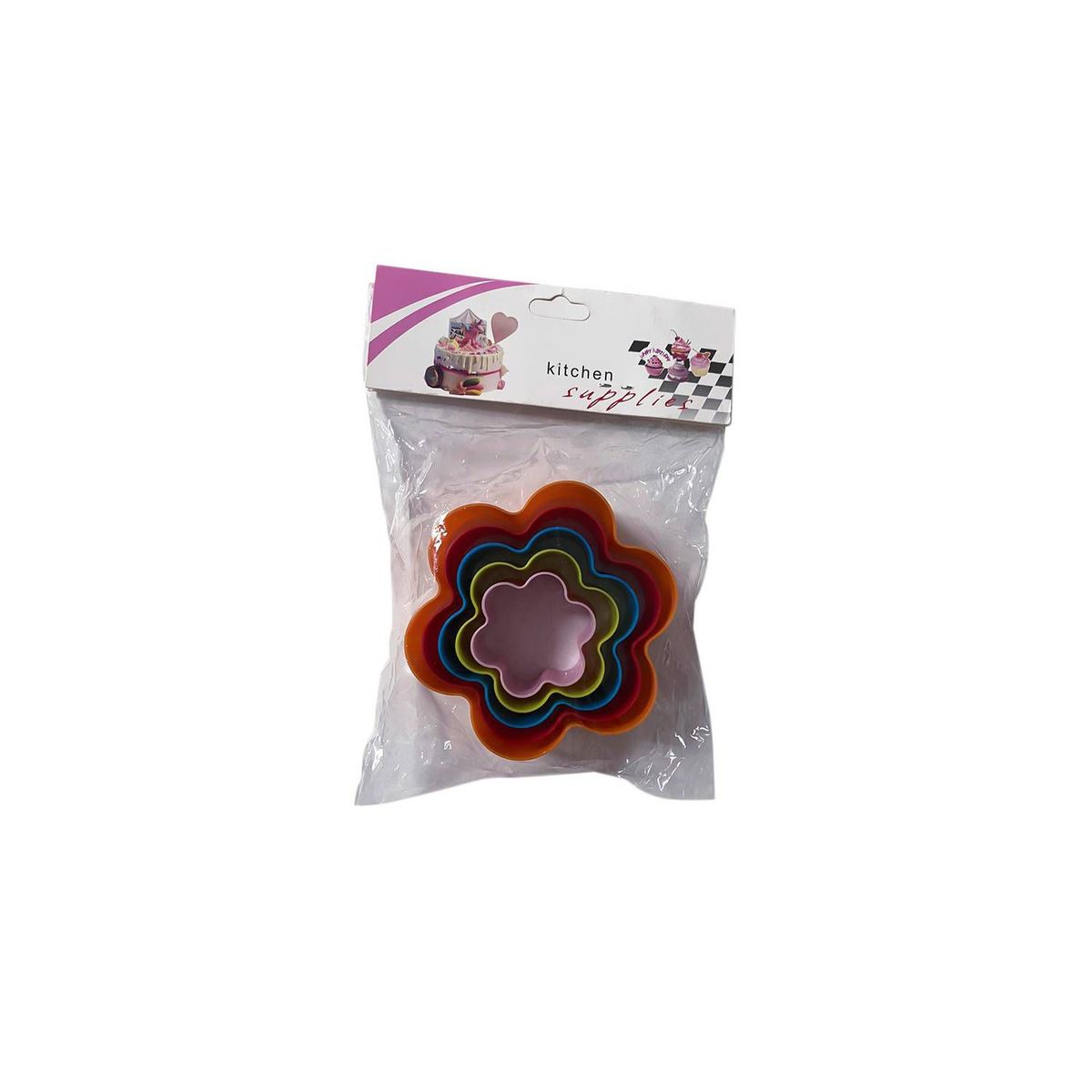 GENERICO - Moldes de Plástico para Cortar Galletas