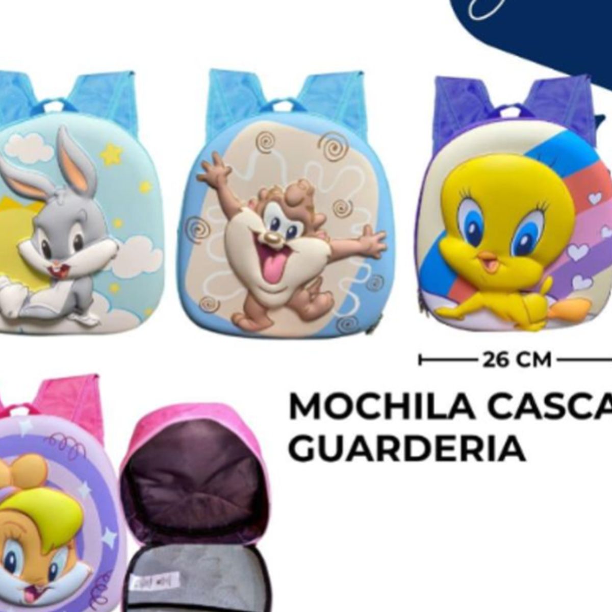 GENERICO - MOCHILA 3D PARA NIIÑOS MODELO AL AZAR