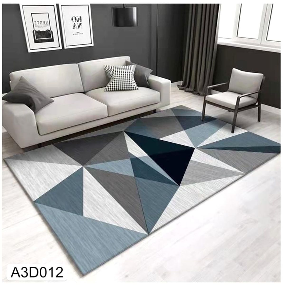 IMPORTADO MC - Alfombra moderna de 160 x 230 cm Sala Cocina Habitacion