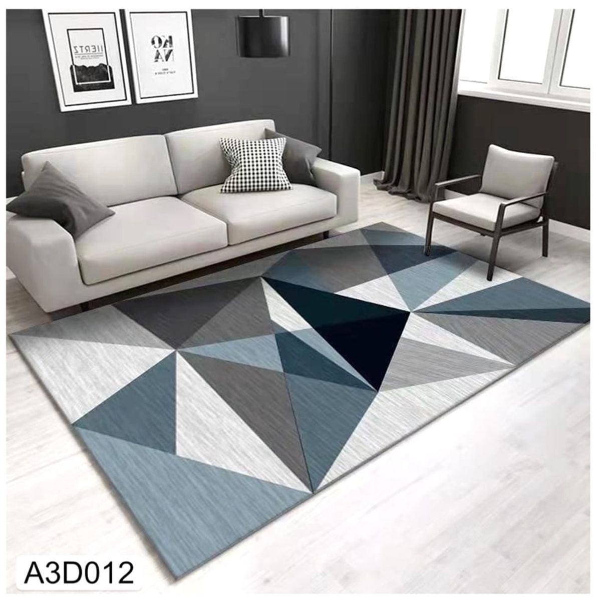 IMPORTADO MC - Alfombra moderna de 160 x 230 cm Sala Cocina Habitacion