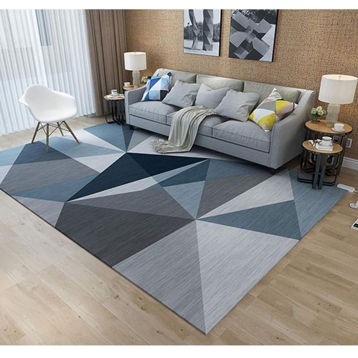 IMPORTADO MC - Alfombra moderna de 160 x 230 cm Sala Cocina Habitacion