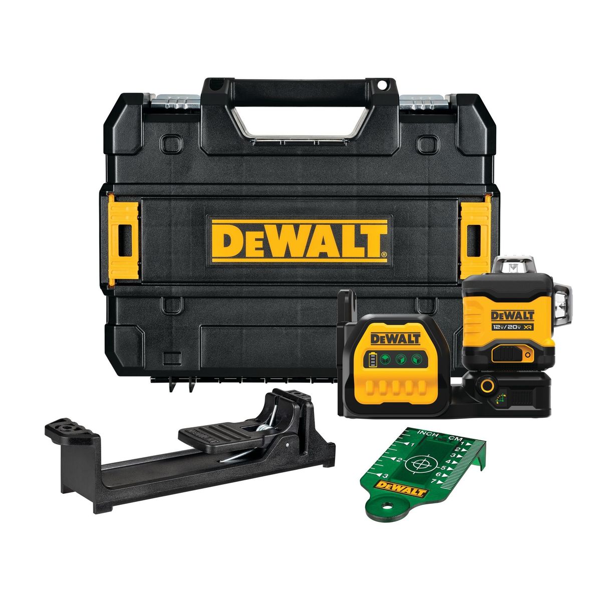 DEWALT - Nivel Láser 3 Líneas Cruzadas 360° Verde Dewalt DCLE34030GB