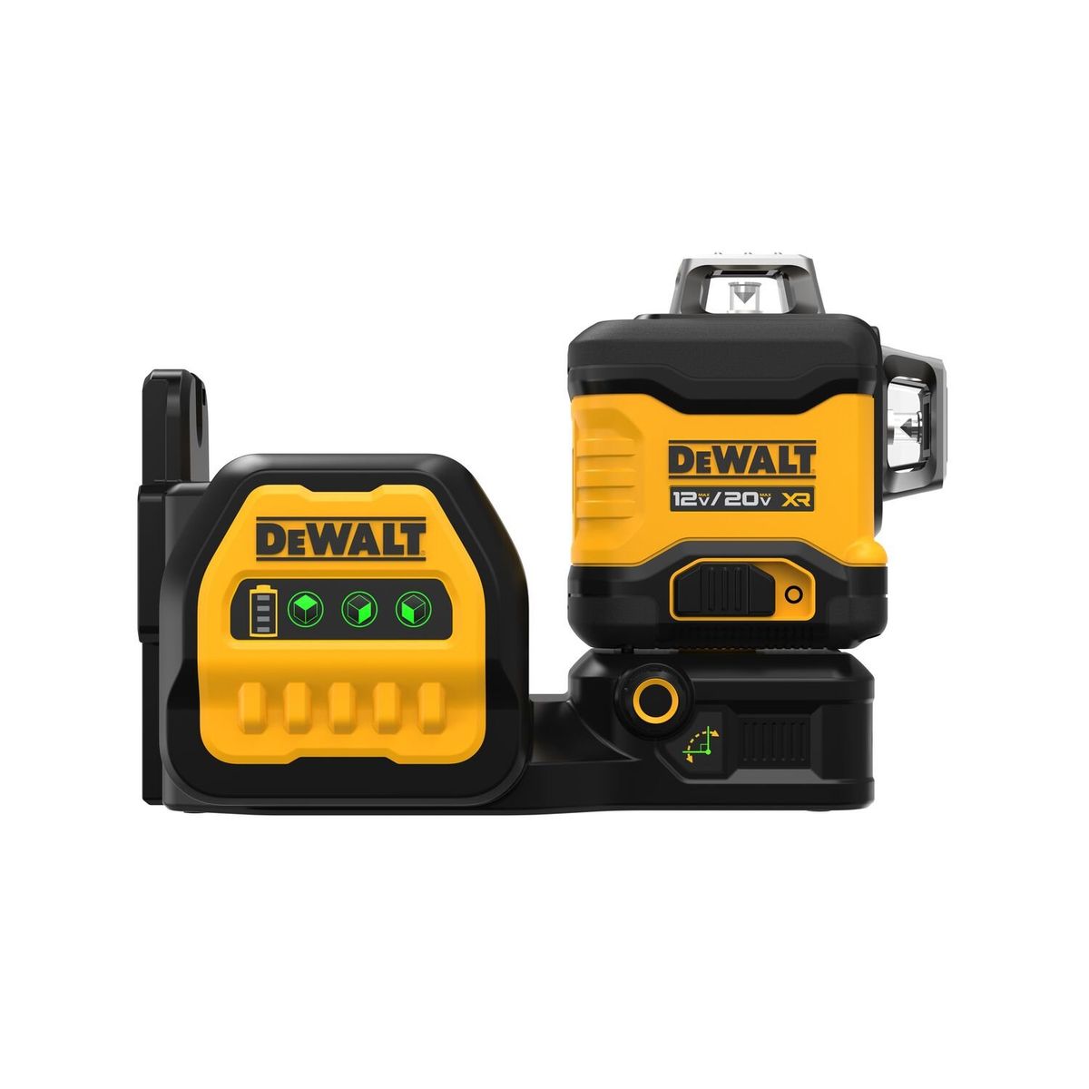 DEWALT - Nivel Láser 3 Líneas Cruzadas 360° Verde Dewalt DCLE34030GB