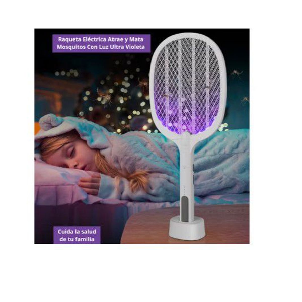 GENERICO - Mata zancudos efectivo lampara blanco