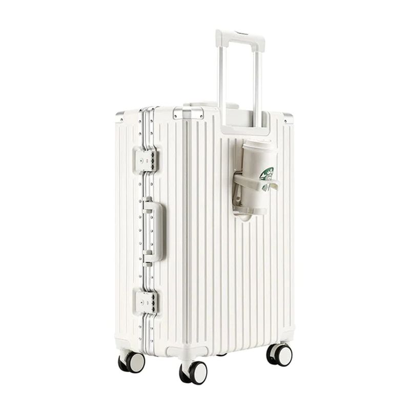 GENERICO - Maleta para cabina SMART Porta laptop Blanco