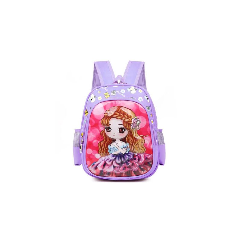 GENERICO - Mochila princesa Alto Relieve Niñas