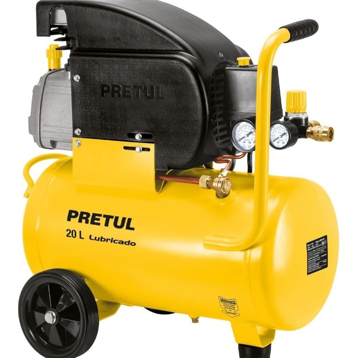 PRETUL - Compresora lubricada 20 litros Pretul