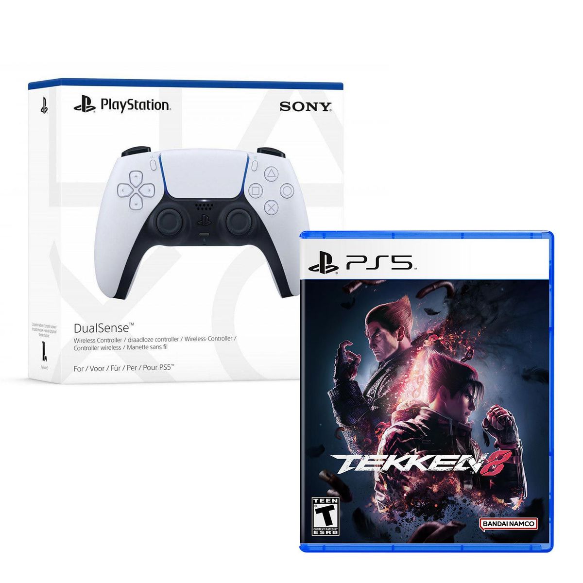 SONY - Mando P55 Dualsense Blanco + Tekken 8