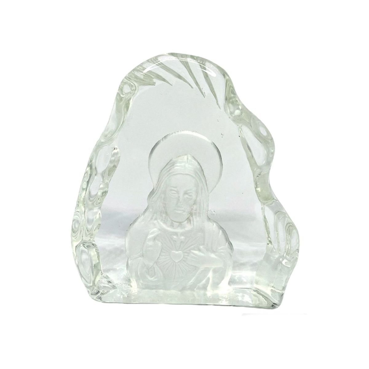 SANTORAL - Sagrado Corazón de Jesús en Vidrio