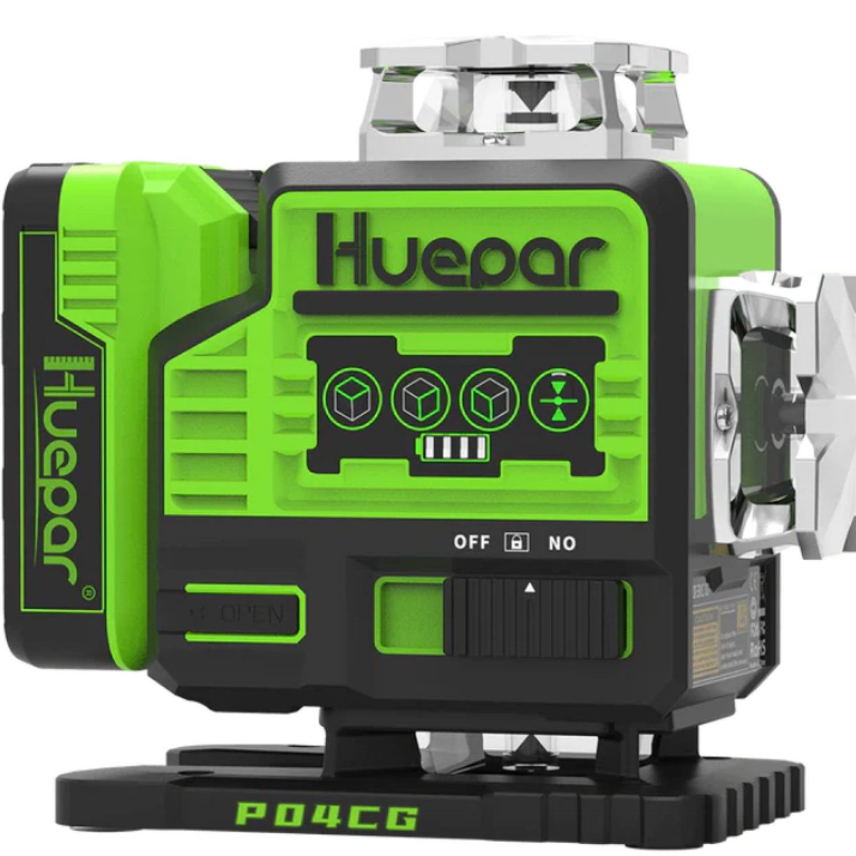 HUEPAR - Nivel láser verde Huepar P04CG 16 LINEAS bluetooth más Tripode Huepar
