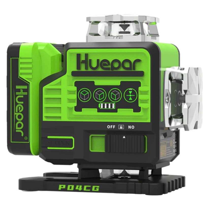 HUEPAR - Nivel láser verde Huepar P04CG 16 LINEAS bluetooth(Extraduración)