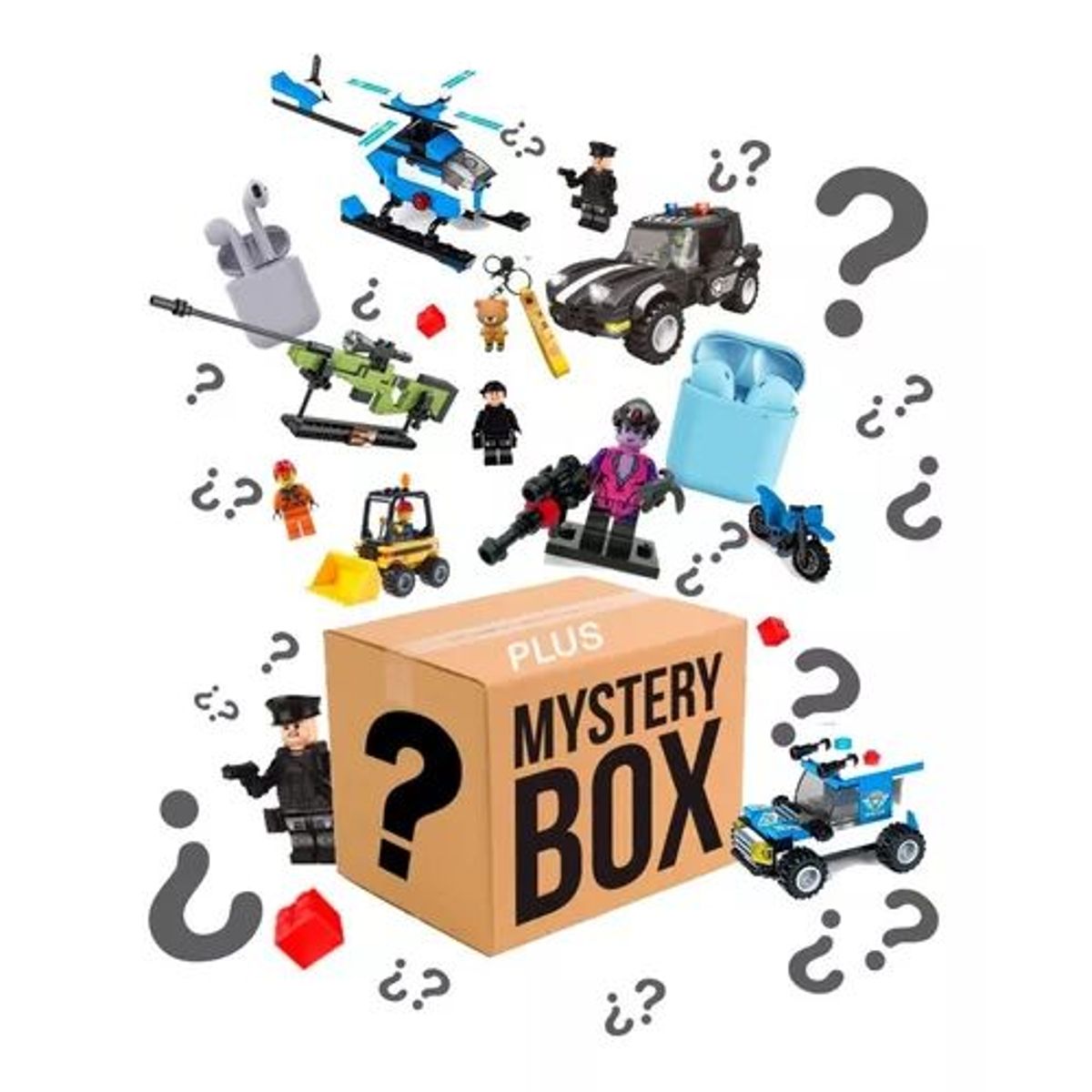 GENERICO - caja Plus Bloques Para Armar City Freefire