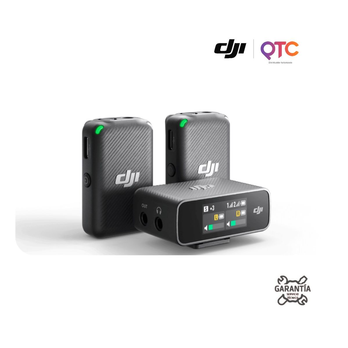 DJI - DJI Mic 2 Micrófono Inalámbrico Grabación Reproducción Profesional FCC