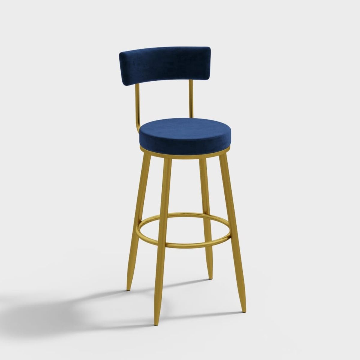 GENERICO - Banco Bar Navy Blue Pandora Home