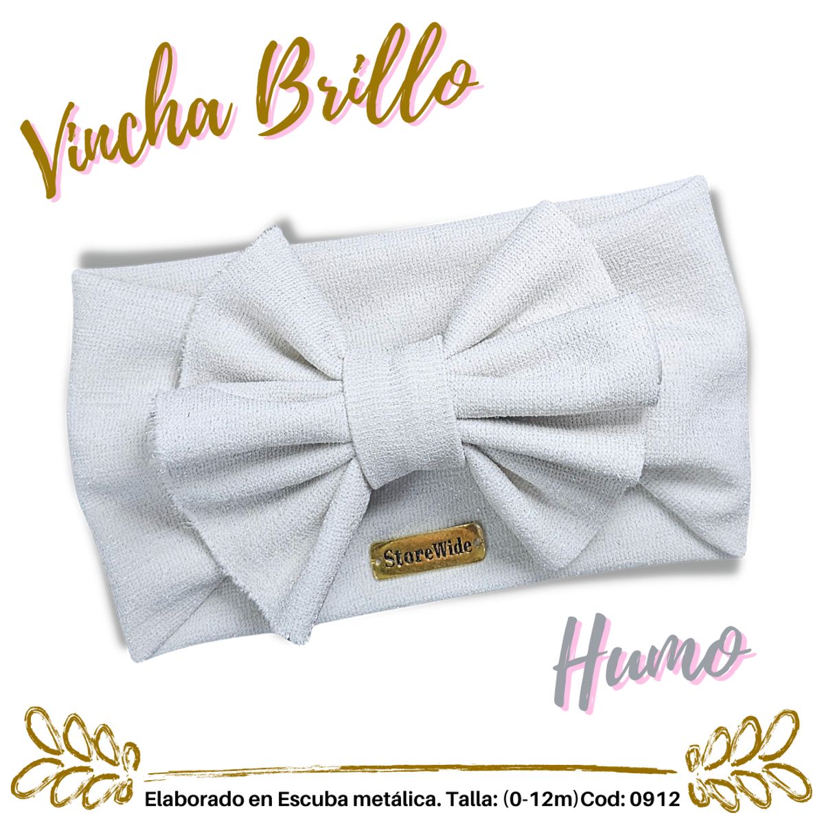 GENERICO - Vinchas para bebes Brillo