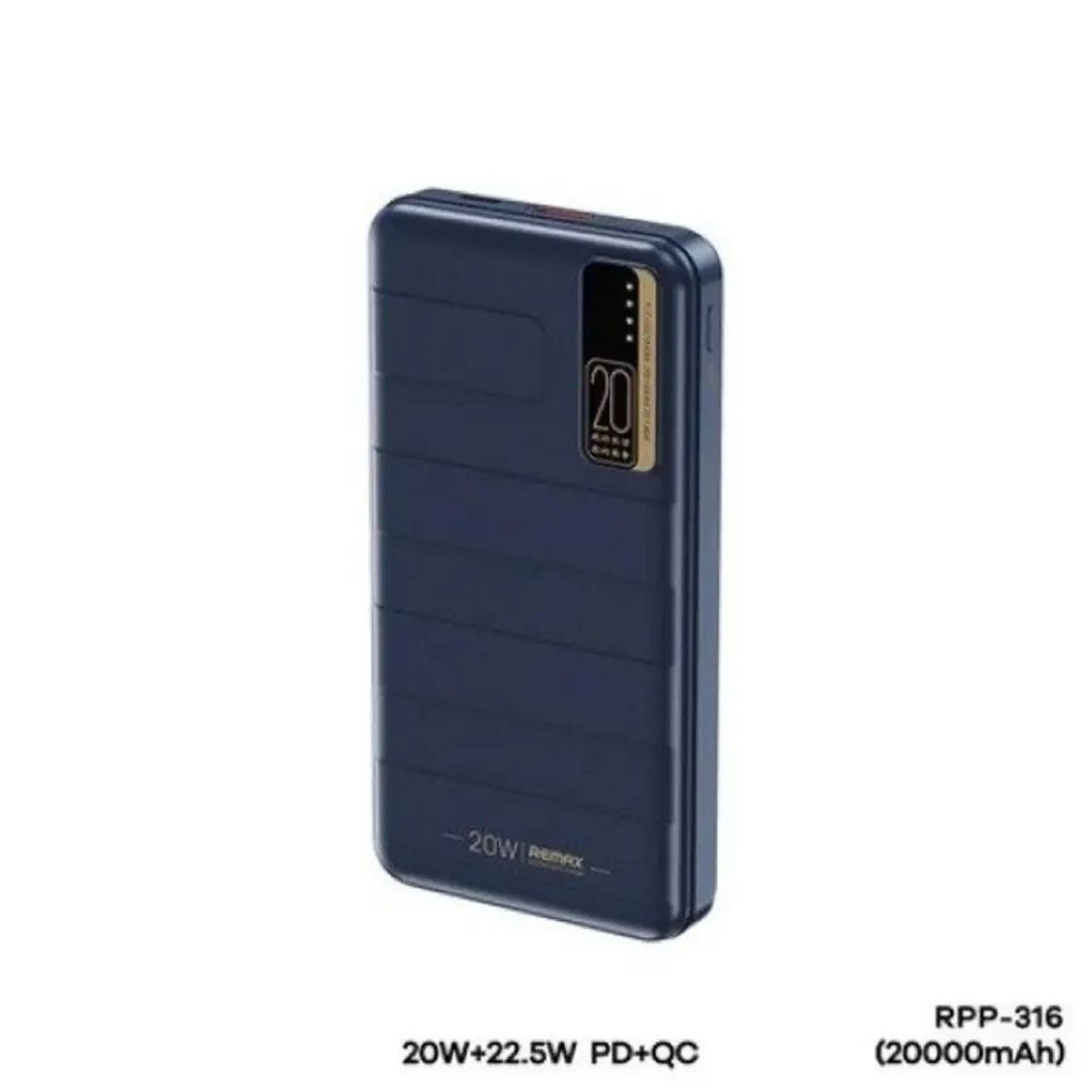 REMAX - REMAX RPP-316 POWER BANK 20000 MAH CARGA RAPIDA 22.5W