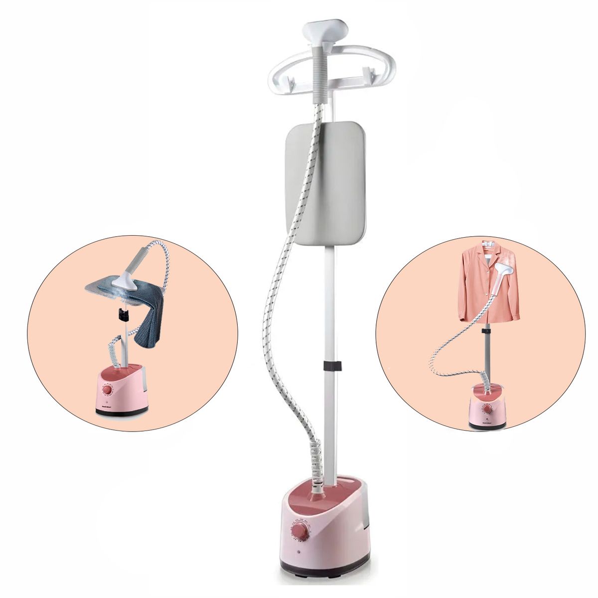 GENERICO - Plancha a Vapor Vertical con Base de Planchado  Ropa Impecable en Segundos sin Esfuerzo ni Tablas