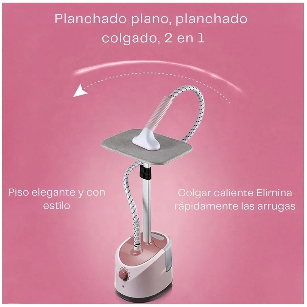 GENERICO - Plancha a Vapor Vertical con Base de Planchado  Ropa Impecable en Segundos sin Esfuerzo ni Tablas